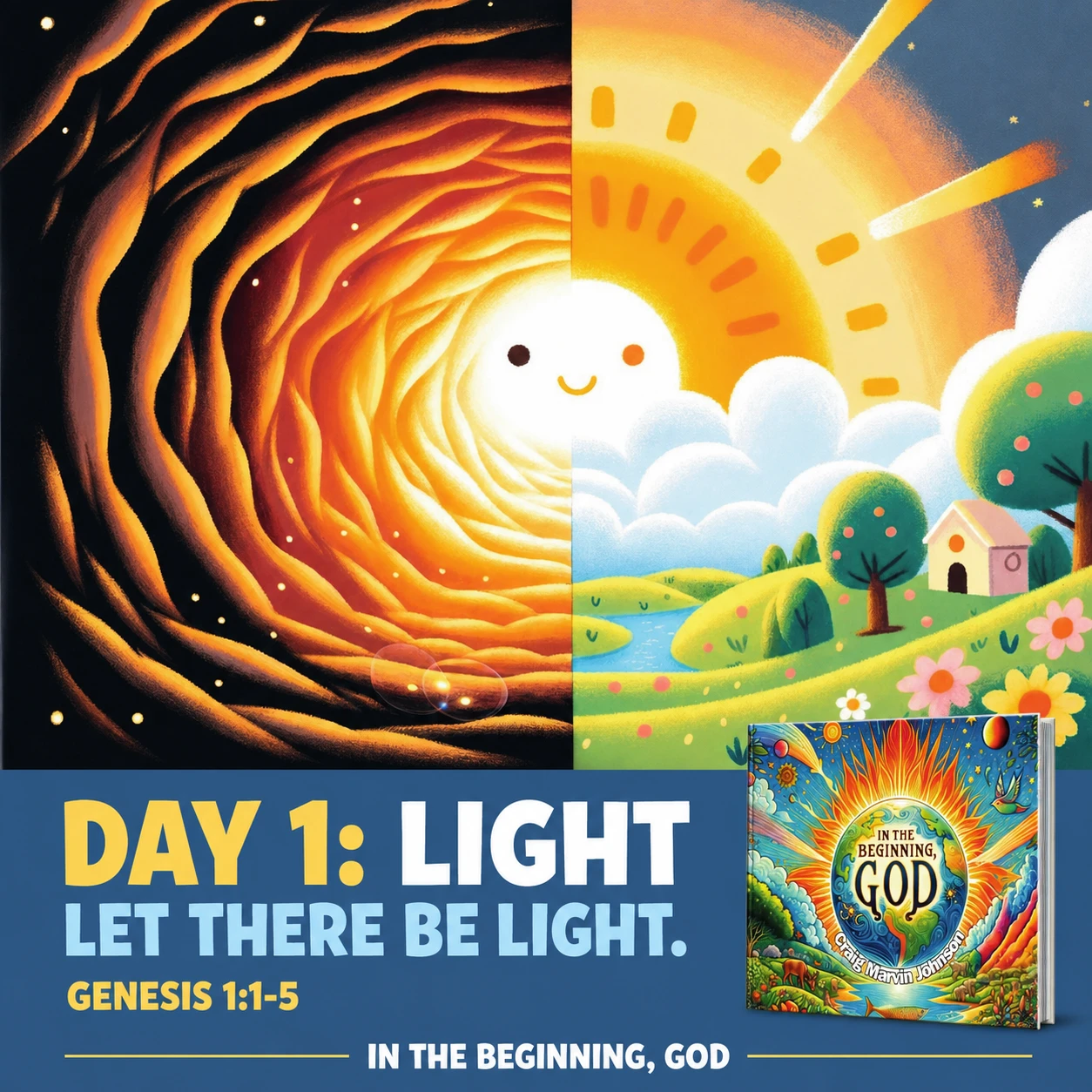 In The Beginning, God square campaign visual 4