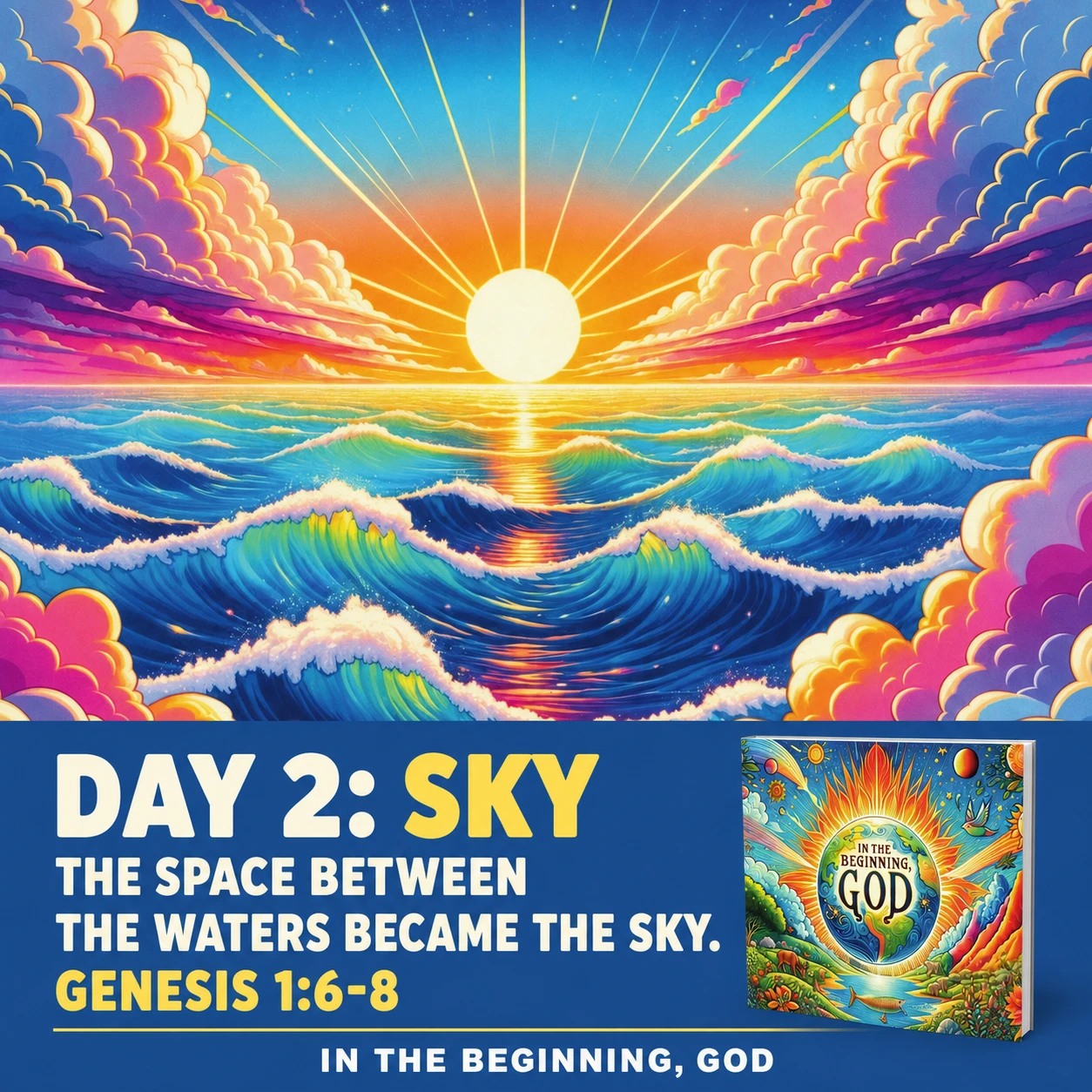 In The Beginning, God square campaign visual 5