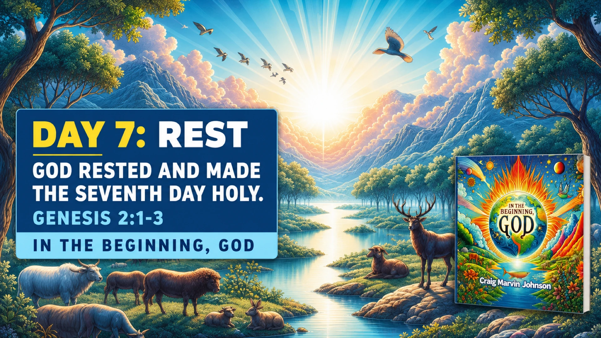 In The Beginning, God landscape campaign visual 10