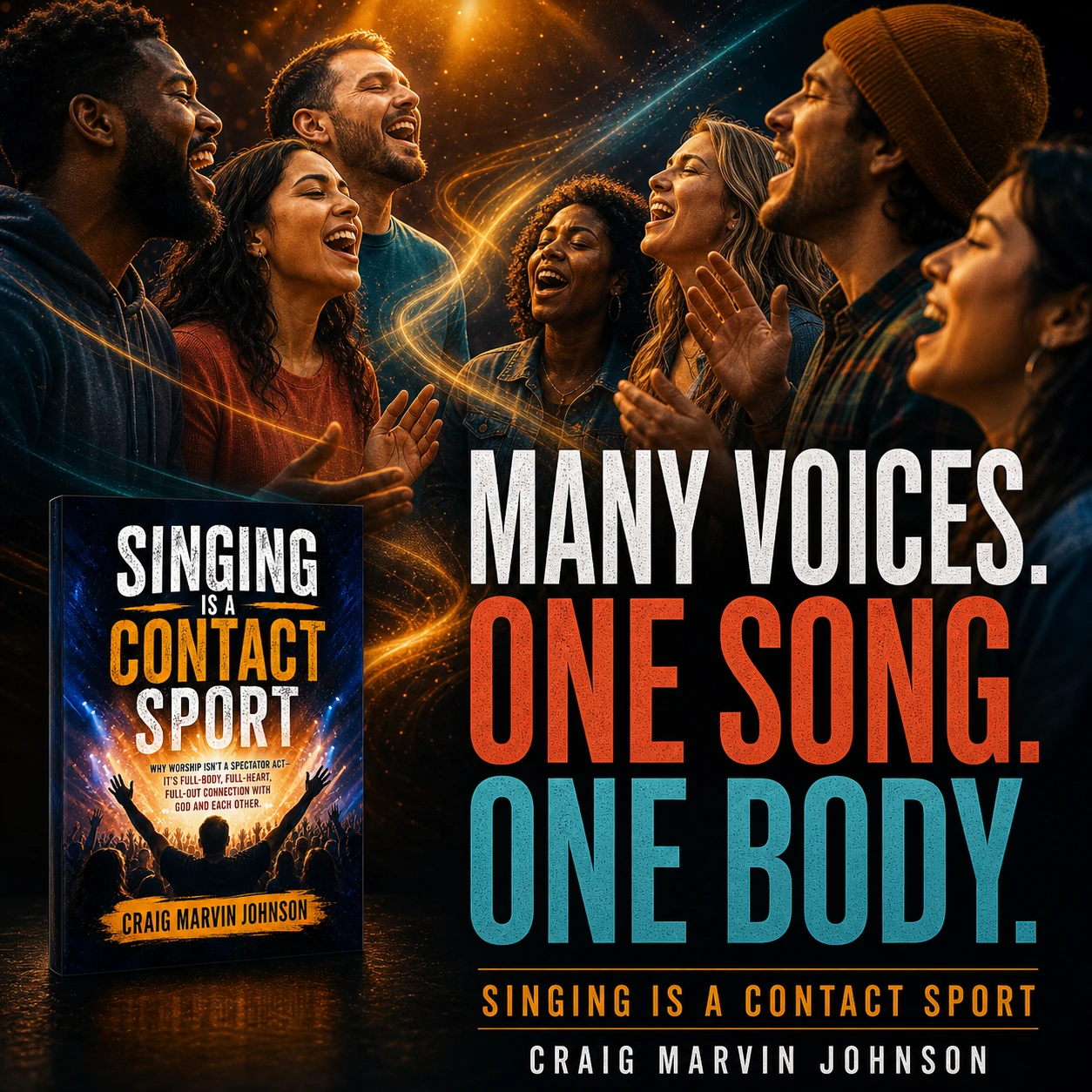 Singing Is A Contact Sport square campaign visual 3