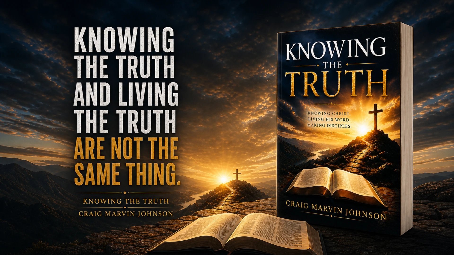 Knowing The Truth landscape campaign visual 2